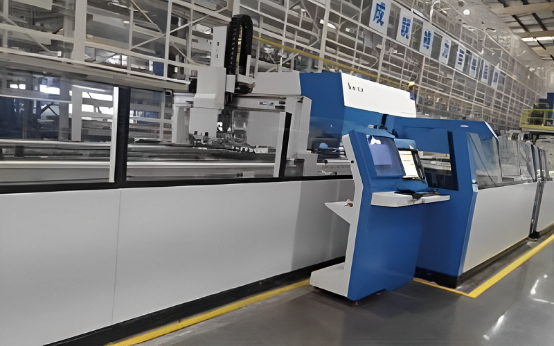 Automatic Bending Center In Air Conditioner Electric Control Box Process